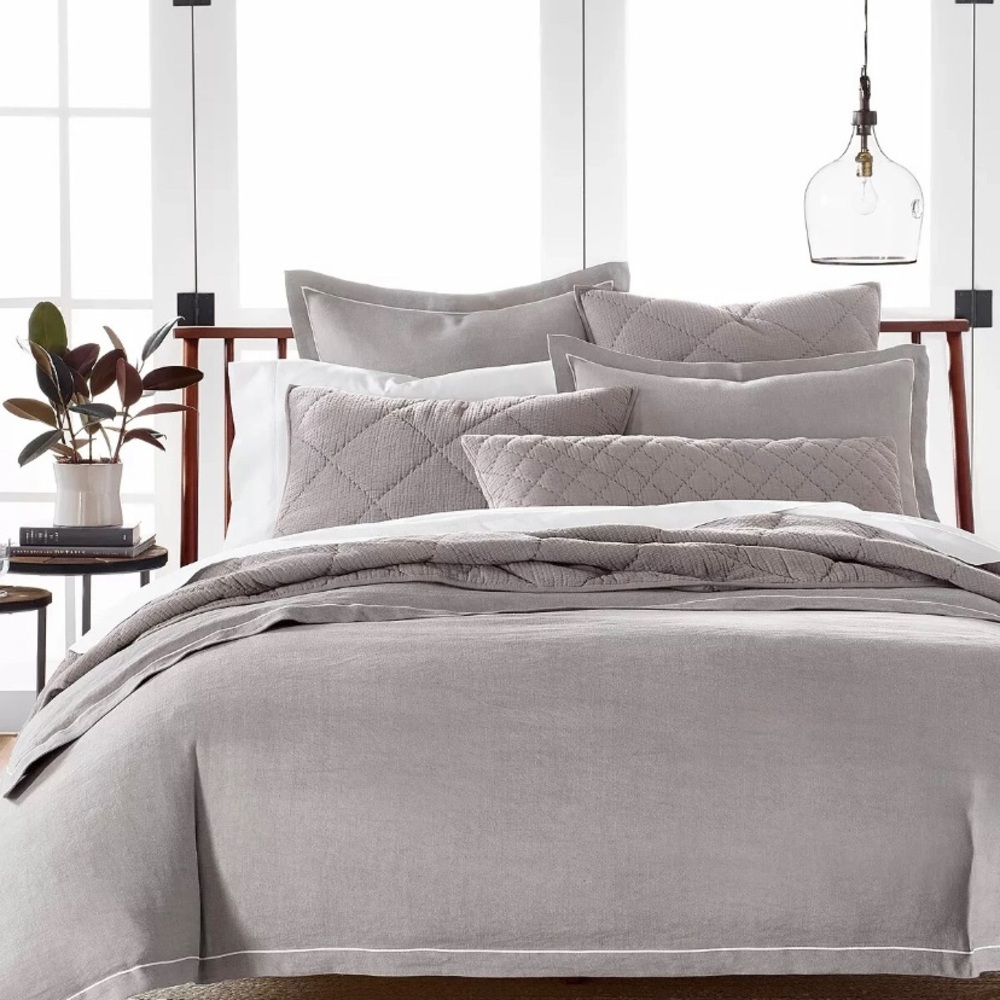 HOTEL COLLECTION Linen/Modal® Blend 3-Pc. King Duvet Cover Set